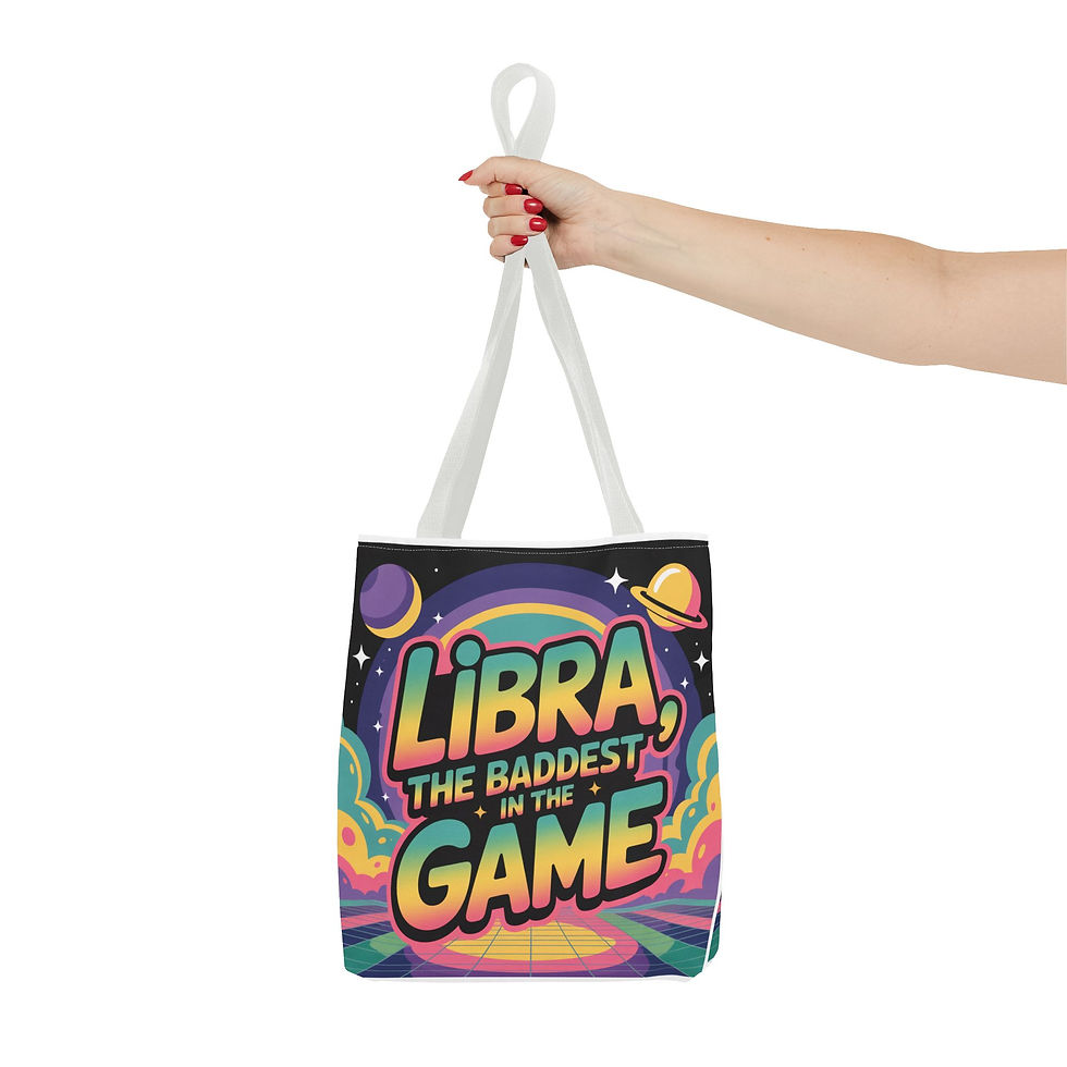 Thumbnail: Libra Tote Bag - Celebrate Astro, Zodiac Gifts, Stylish Everyday Tote, Cosmic