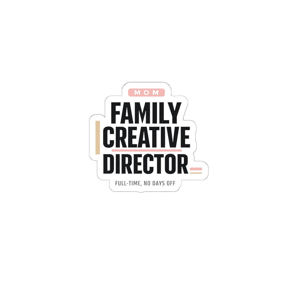 Thumbnail: Family Creative Director Kiss-Cut Stickers | mom life, cool mom streetwear
