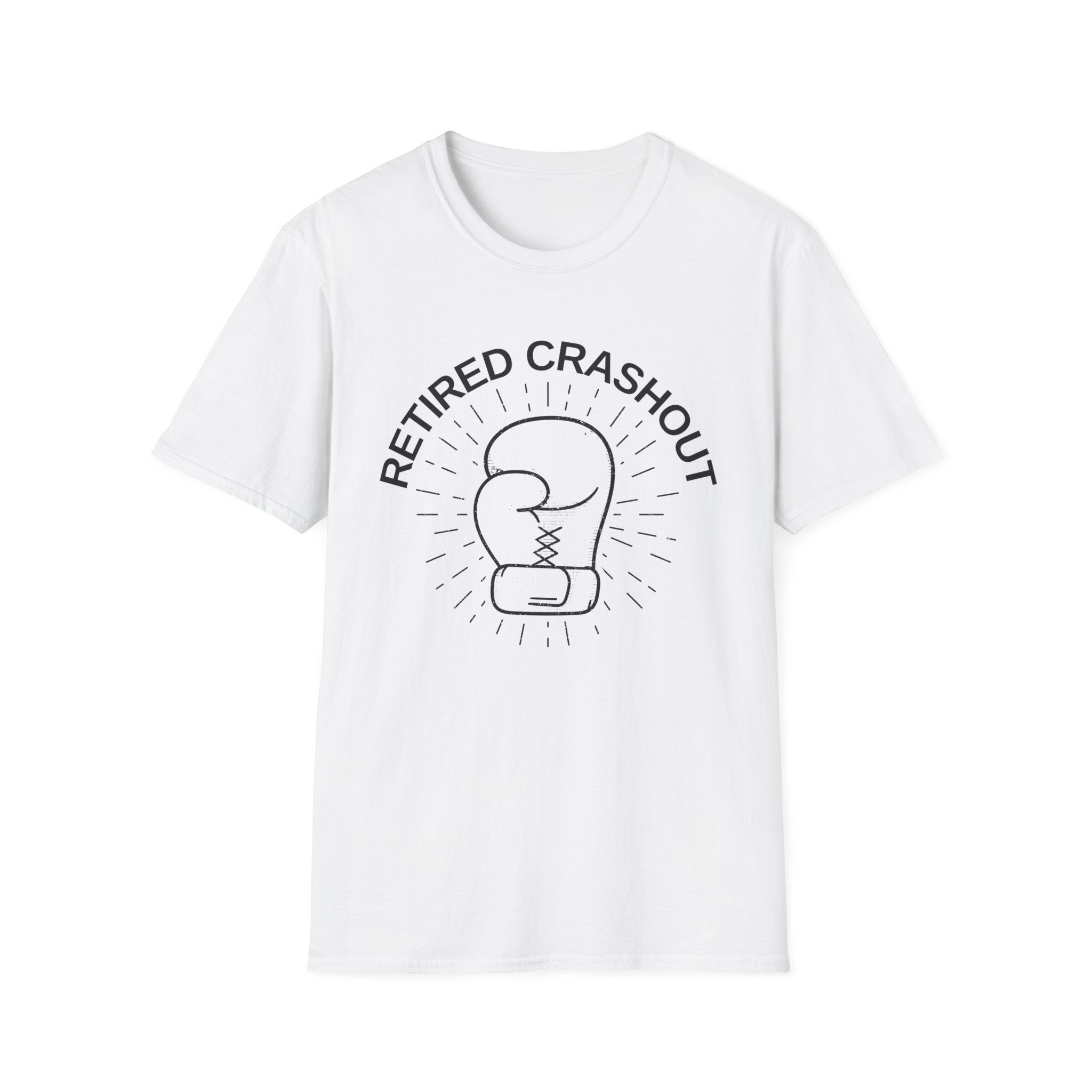 Softstyle Tee, Great for Family Stylish, Cute, Retired Crashout Unisex Tee, 