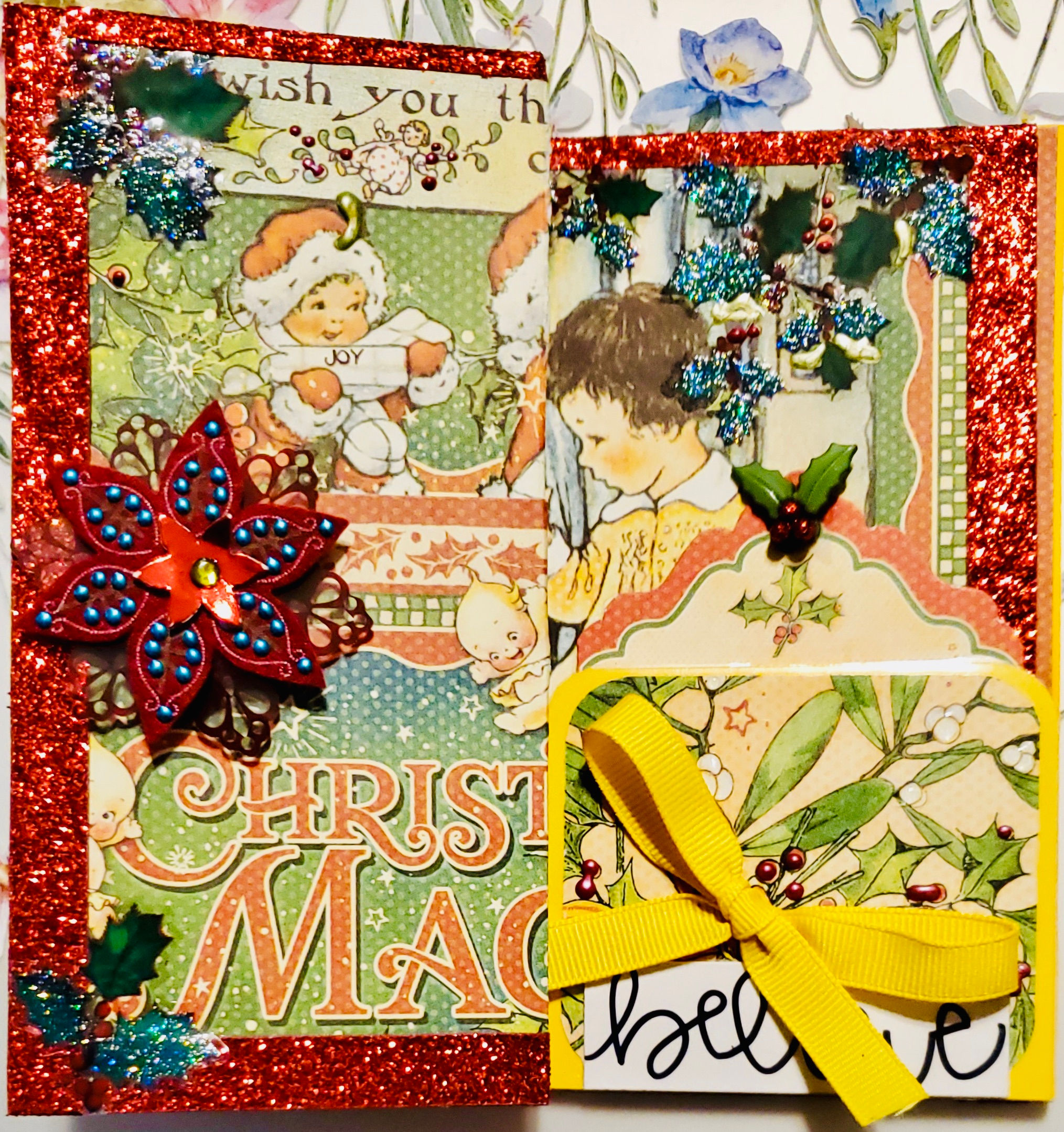 Christmas Magic I Wish You The Happiest Kind Of Christmas Greeting Card w/Slot