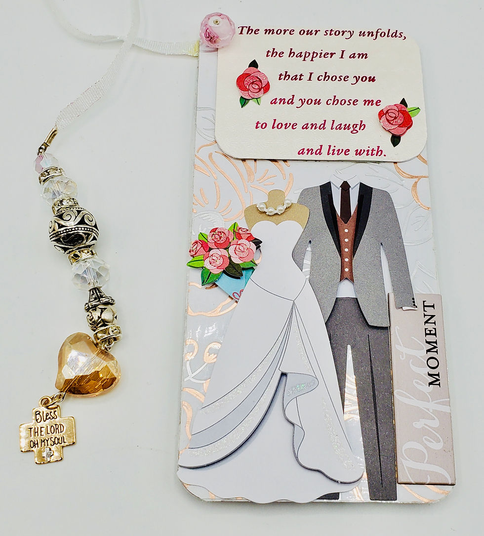 Thumbnail: Wedding Bookmarks: I Do To The Times Of Our Lives & My Life Is Better With You