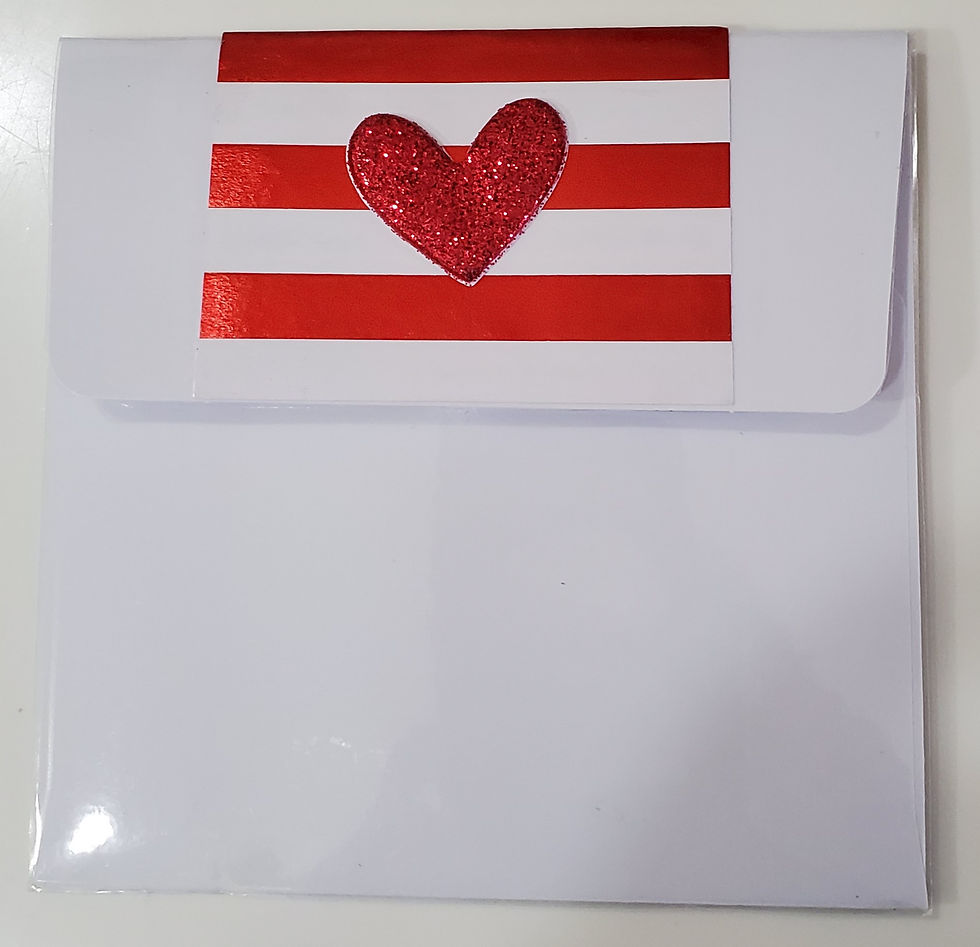 Thumbnail: 2 Striped Love Cards: You R Yummy. So Sweet/I Don't Like It When You Aren't Here