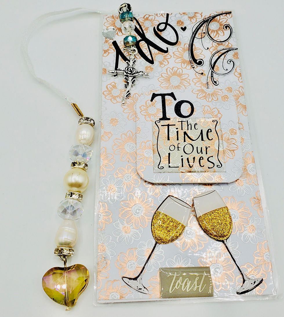 Thumbnail: Wedding Bookmarks: I Do To The Times Of Our Lives & My Life Is Better With You