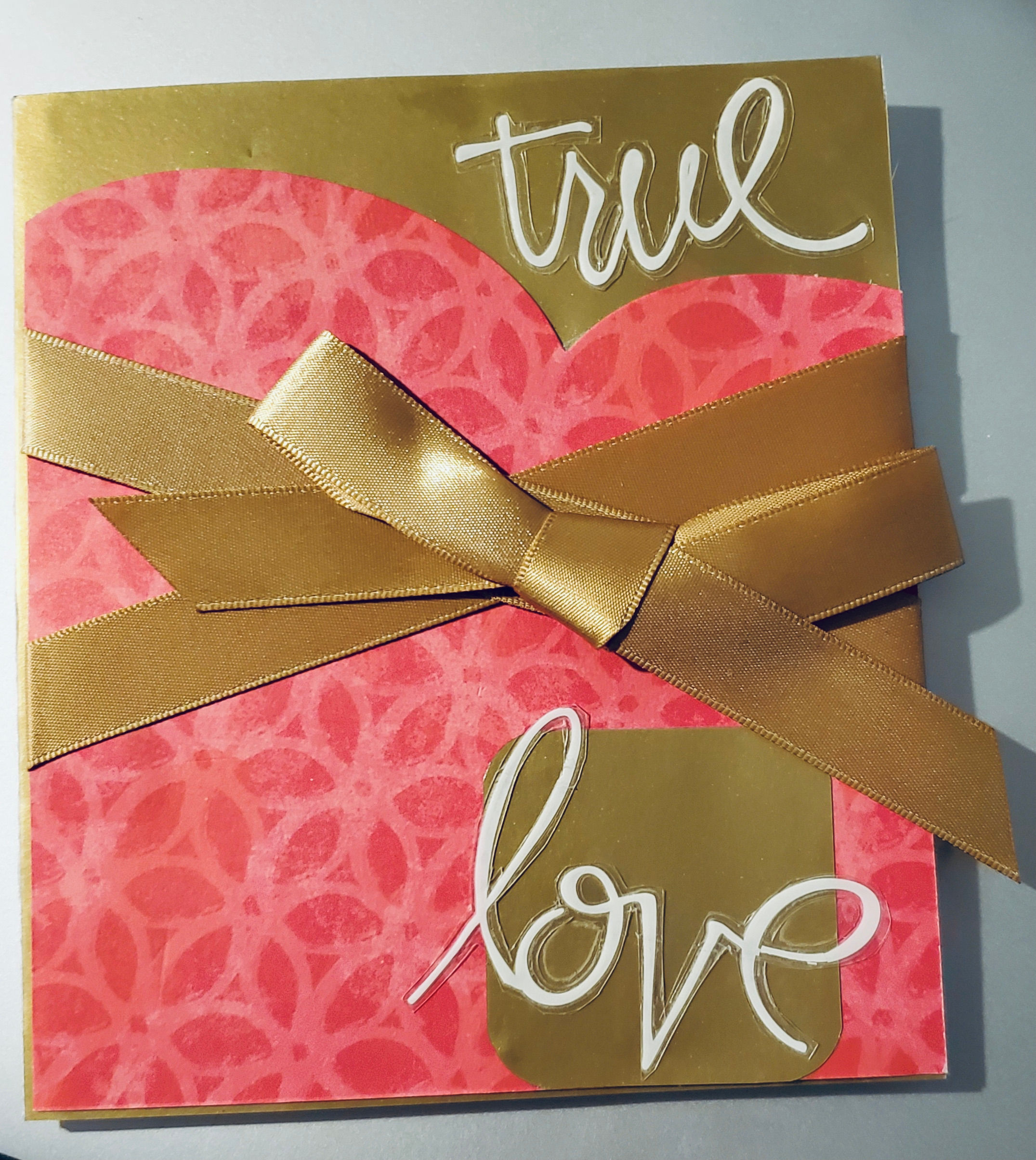 True Love Your Love Fills My Heart With Abundant Bliss Lover's Greeting Card