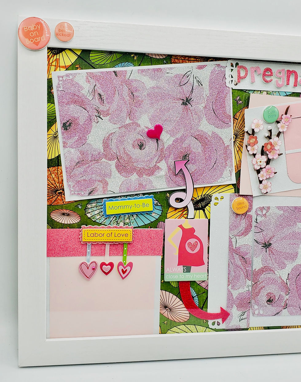 Thumbnail: Mom-To-Be (Twinkle, Twinkle Little Star) Scrapbooking Framed Design Gift
