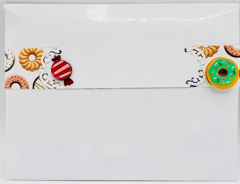 Thumbnail: 2 SWEET Birthday Cards: Happy Birthday Sweetie (Donuts)/Enjoy The Day (Cupcakes)