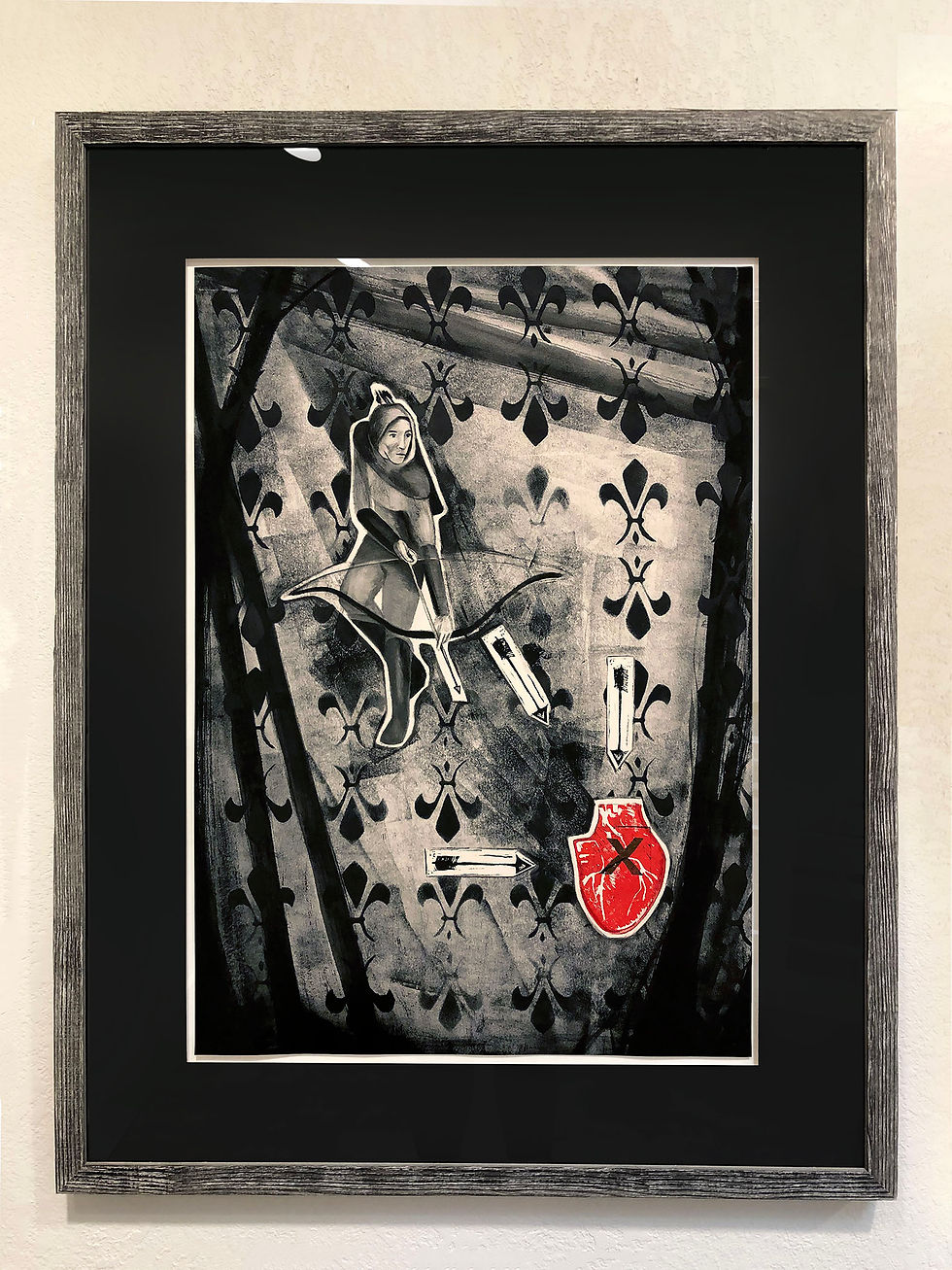 Thumbnail: “Hunting Hearts” original painting on paper.