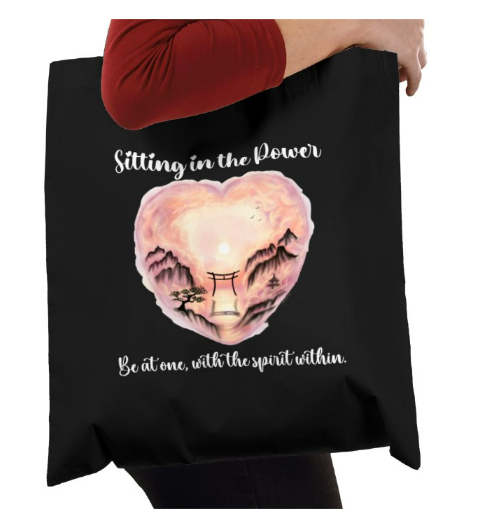 Sitting in the Power Tote Bag