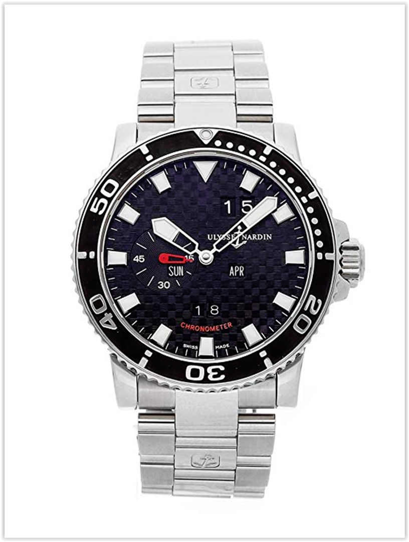 Ulysse Nardin Acqua Perpetual Calendar Mechanical Black Dial Men's Watch Price
