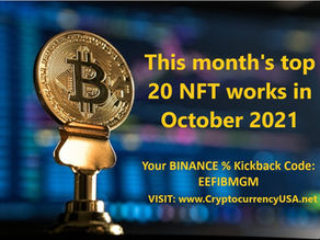 This month's top 20 NFT works in October 2021