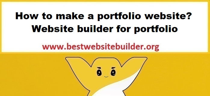 How to make a portfolio website? Website builder for portfolio