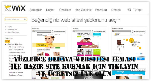 bedava website temaları