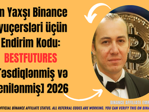 Ən Yaxşı Binance Fyuçersləri üçün Endirim Kodu: BESTFUTURES [Təsdiqlənmiş və Yenilənmiş] 2026