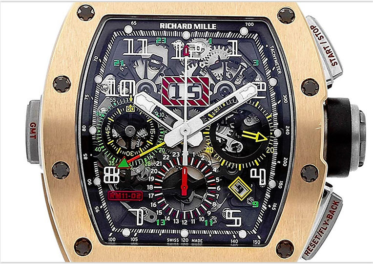 Richard Mille RM11 Mechanical Skeletonized Dial Men's Watch