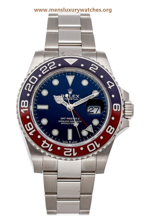 Rolex GMT-Master II Mechanical(Automatic) Blue Dial Watch 126719BLRO (Pre-Owned)