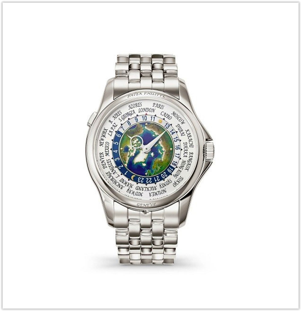 Patek Philippe Complications World Time Platinum Watch