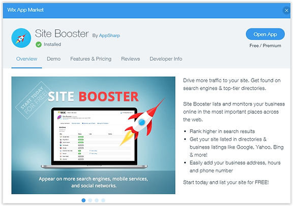 how to use site booster