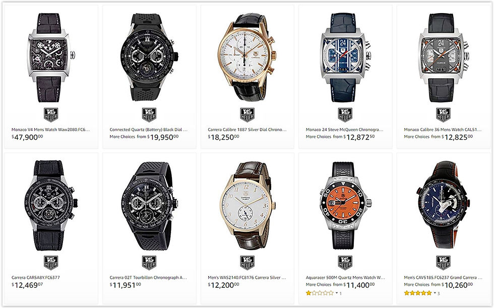 Best Tag Heuer luxury watches for men