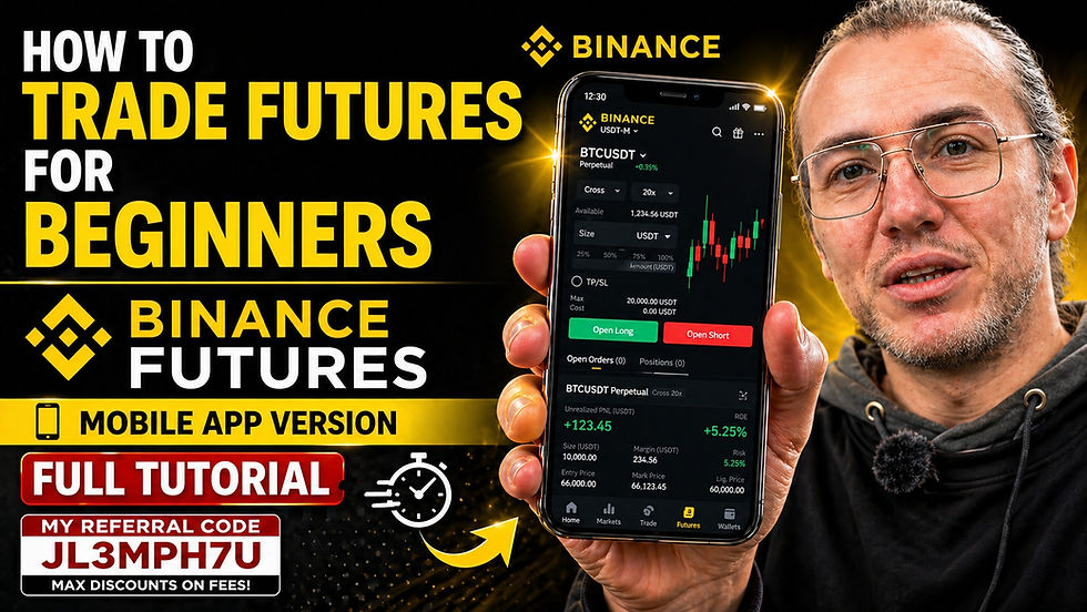 Binance Futures Referral Code JL3MPH7U (2026) & How to Trade Futures for Beginners (Binance Mobile)
