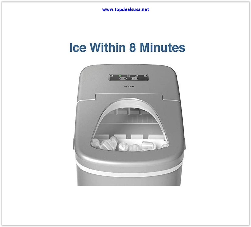 hOmeLabs Portable Ice Maker Machine For Countertop