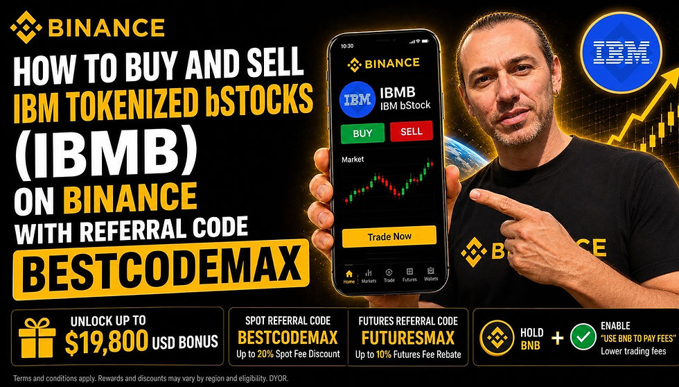 How to Buy and Sell IBM bStocks (IBMB) on Binance: Complete Beginner’s Guide