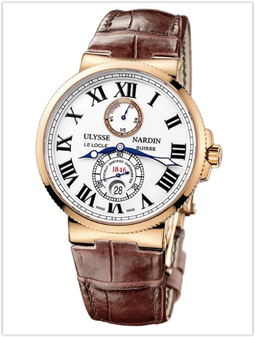 ULYSSE NARDIN MARINE CHRONOMETER 18K ROSE GOLD 43MM Men's WATCH price