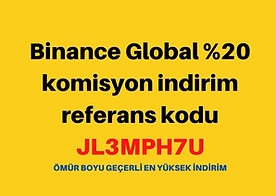 Binance Global komisyon indirim referans kodu