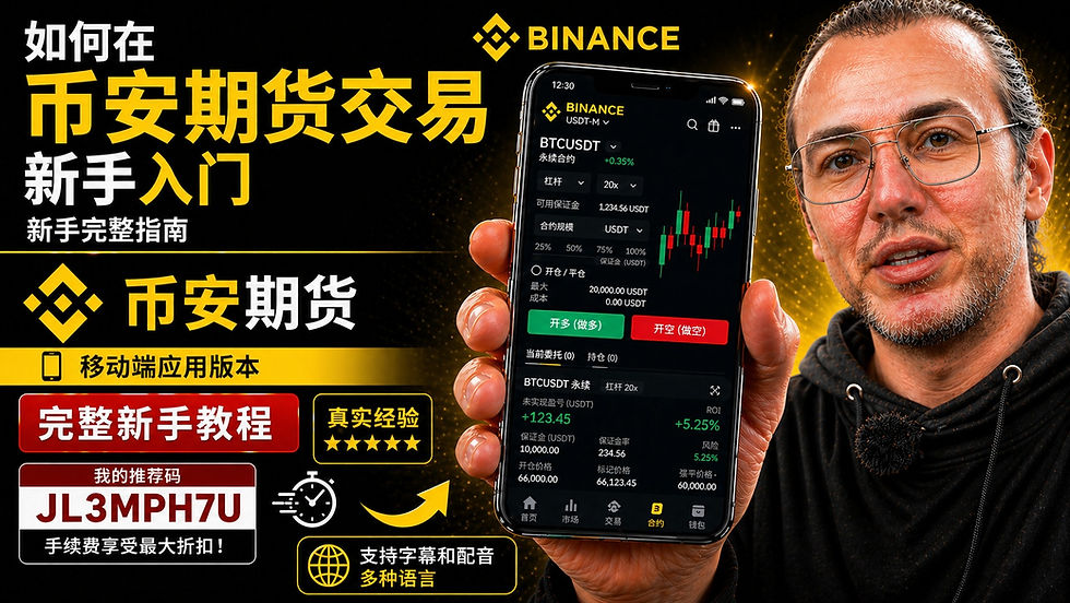 币安期货推荐码 JL3MPH7U (2026) & 新手如何交易期货(币安手机版)