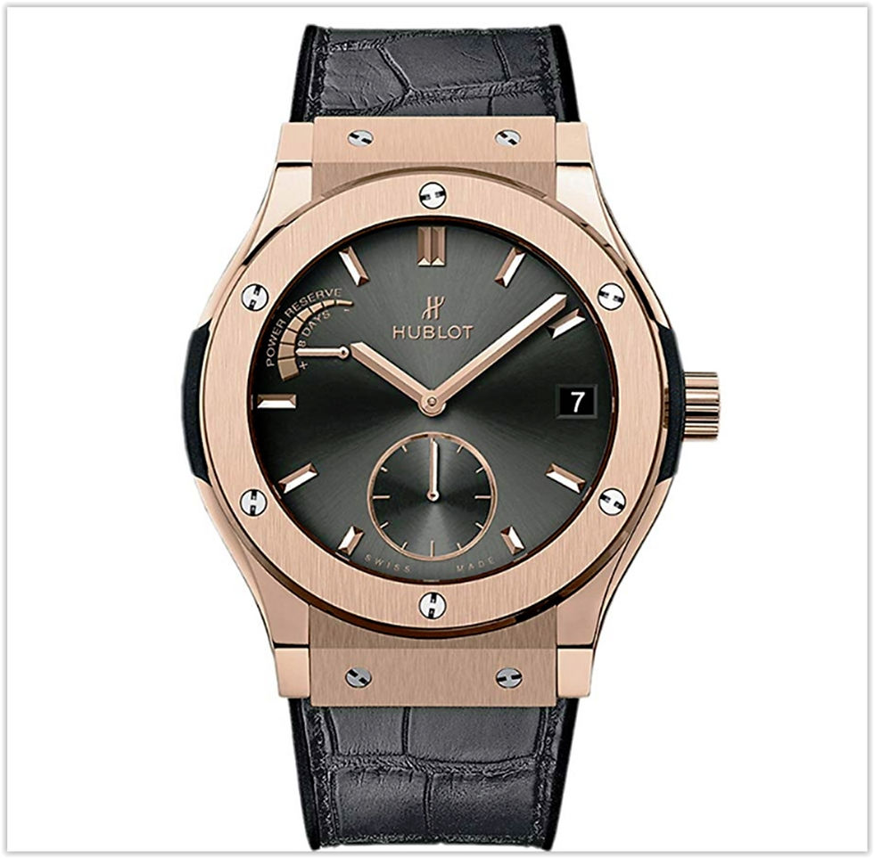 Hublot 18ct Rose Gold Classic Fusion Power Reserve 45mm Mens Watch buy online