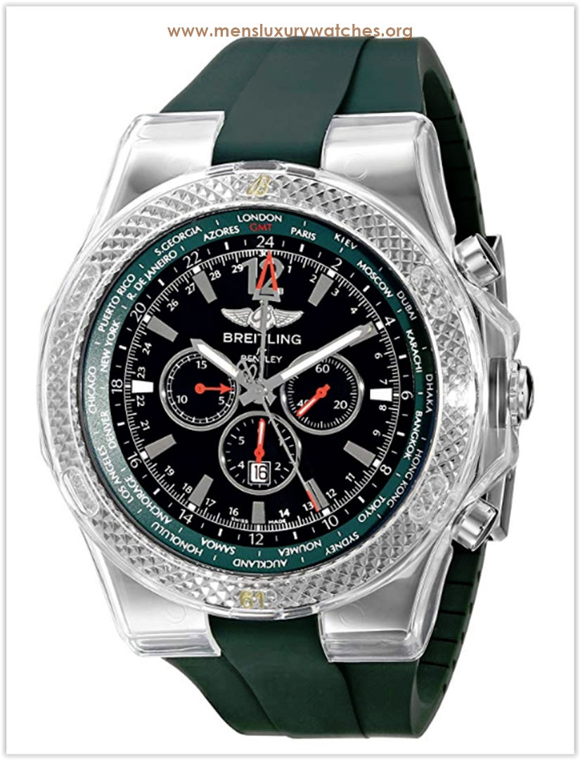 Breitling Bentley GMT Chronograph Green Men's Watch Price