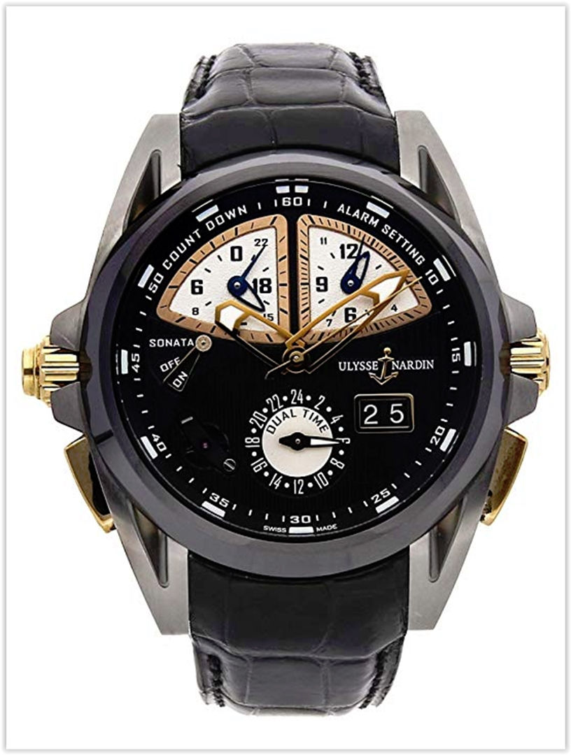 Ulysse Nardin Sonata Mechanical Black Dial Men's Watch Price
