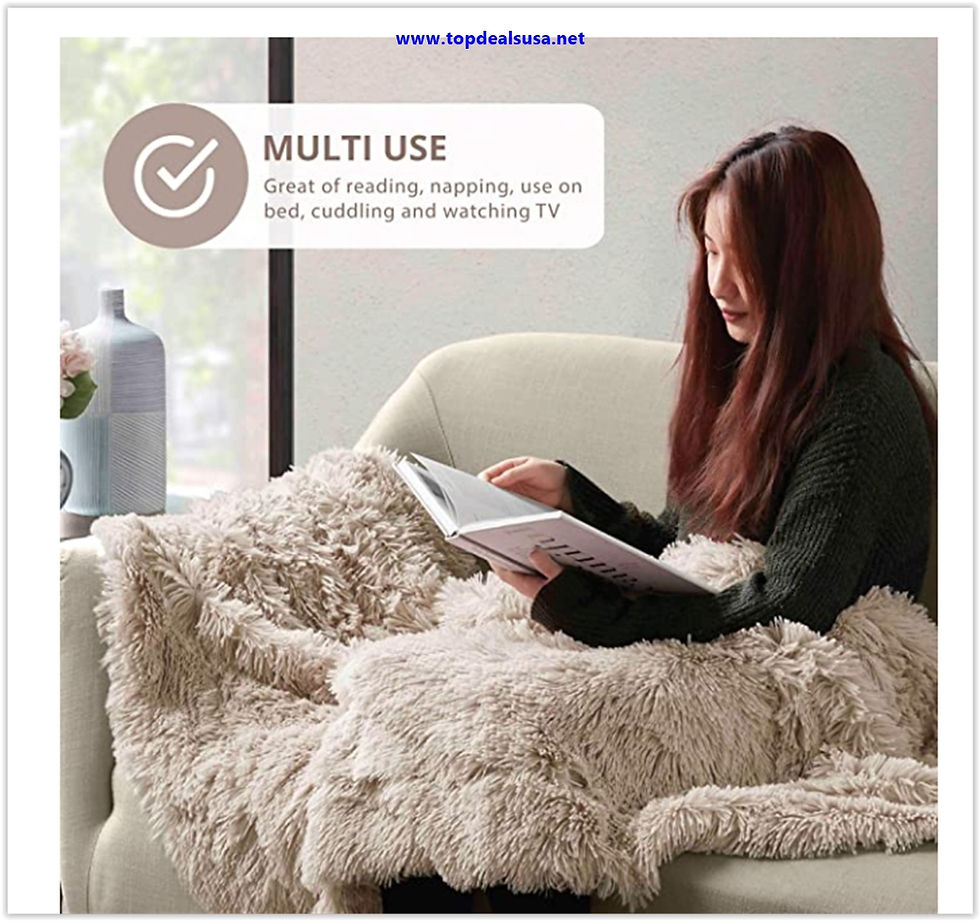Best buy Hyde Lane Fluffy Plush Throw Blankets for Couch Sofa