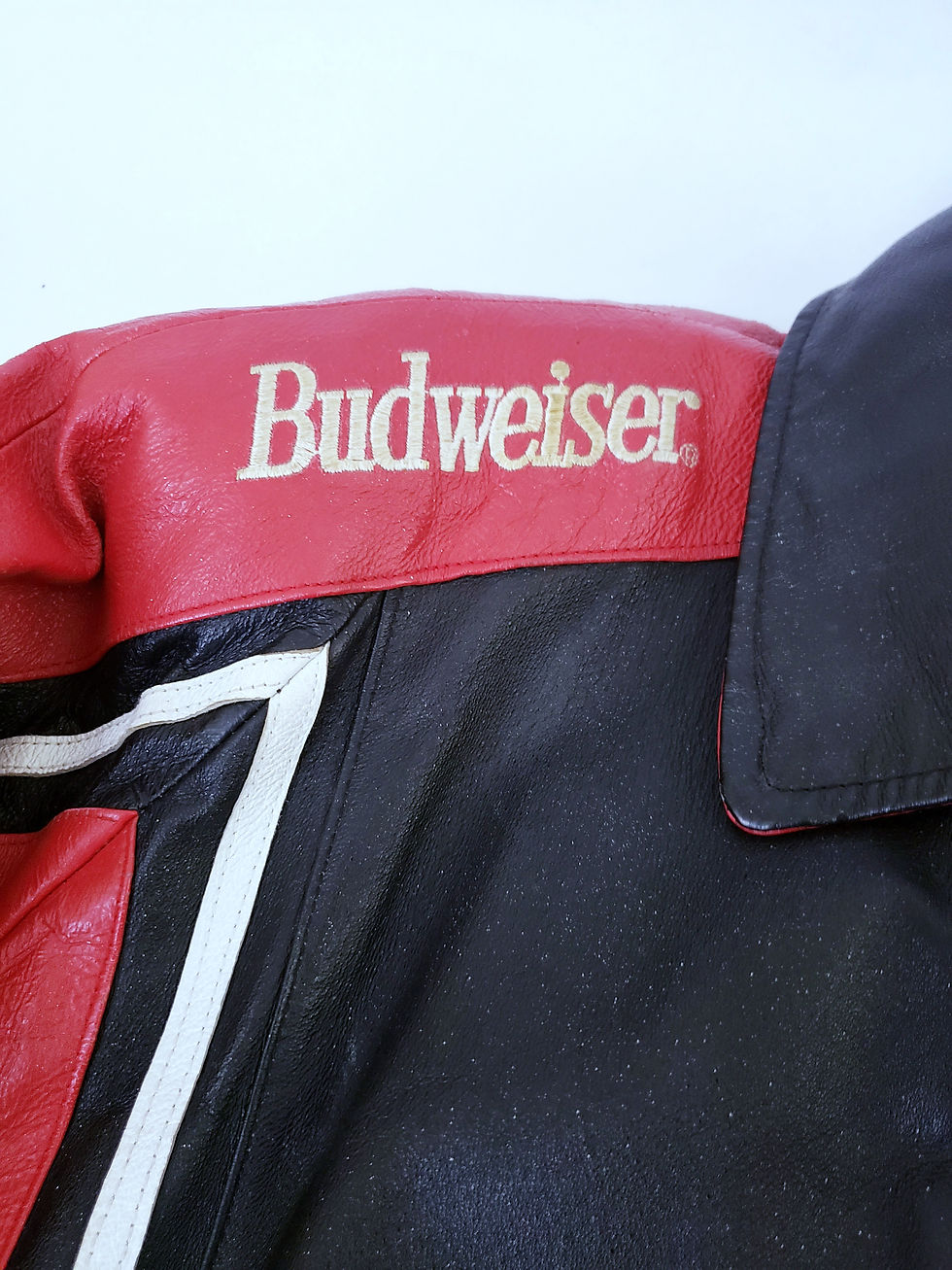 Thumbnail: VTG Budweiser King of Beers Leather Racing Jacket