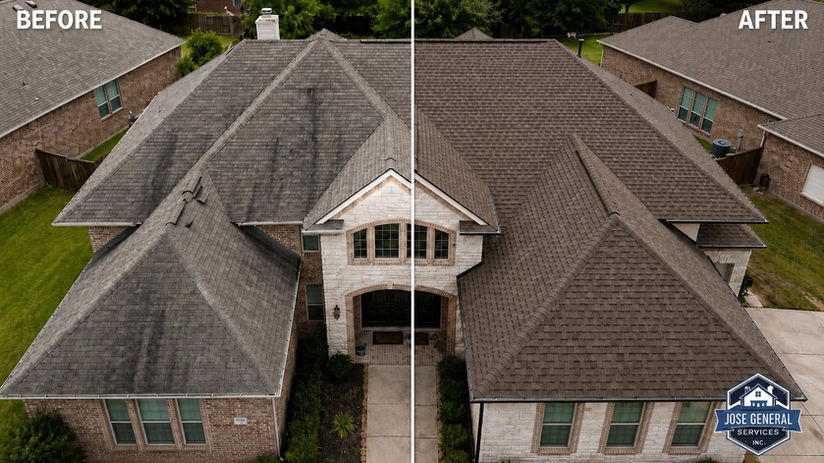 Roof replacement before and after using GAF Timberline HDZ shingles in Orange County NY