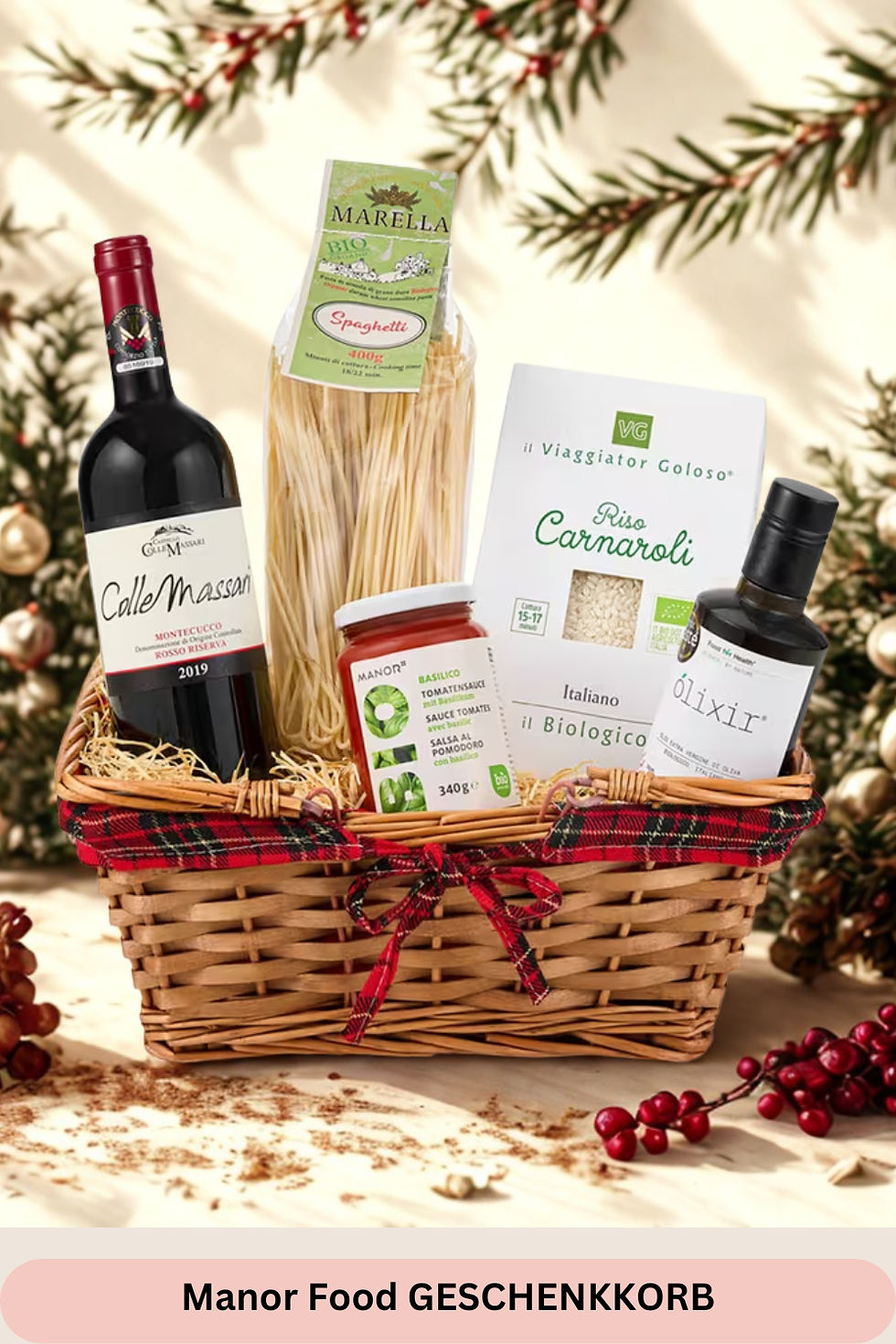 Manor wine and pasta bundles