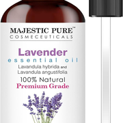 Majestic Pure Lavender Essential Oil with Glass Dropper