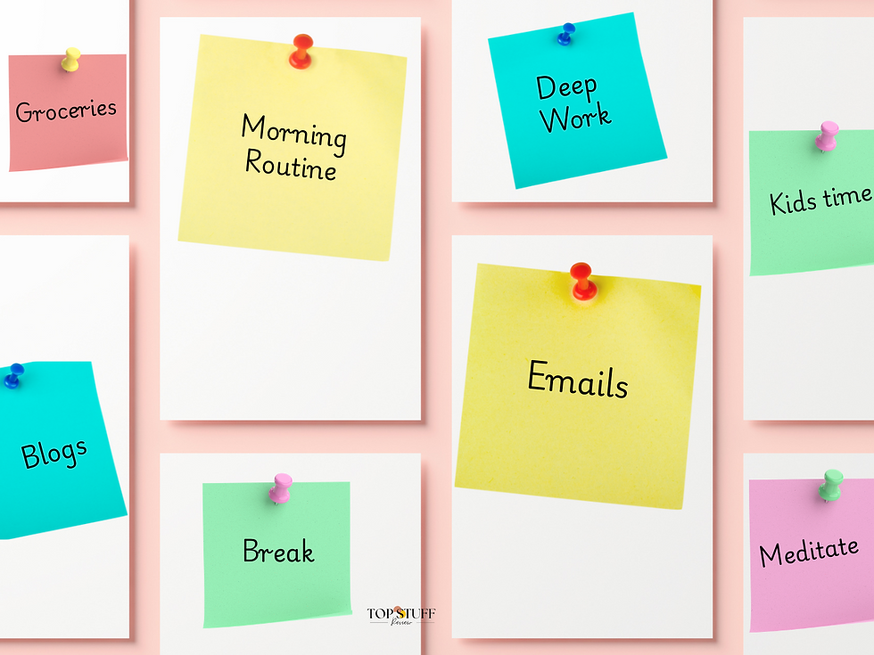 Time Blocking and Scheduling