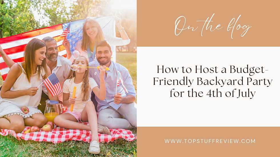 How to Host a Budget-Friendly Backyard Party for the 4th of July
#topstuffreview #4thjuly #amazon
