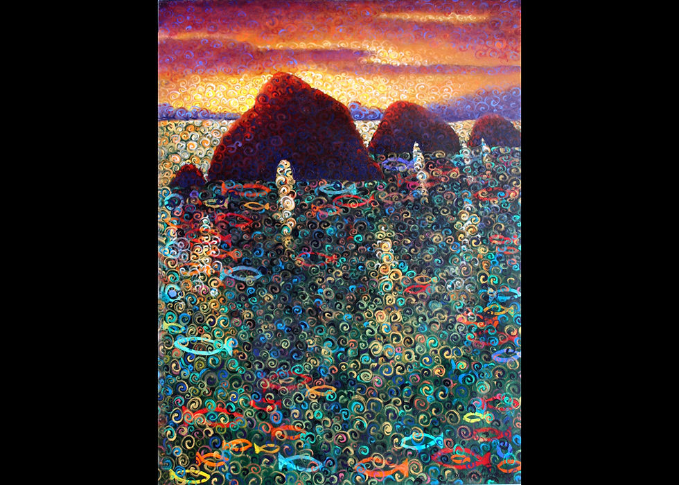 36" x 48" Beneath the Arches