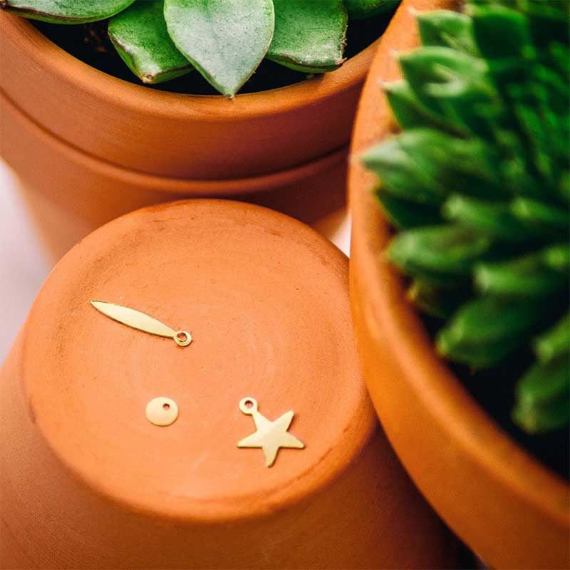 Thumbnail: Gold-Filled Small Flat Star Charm