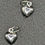 Thumbnail: Sterling Silver Puff Heart Charm