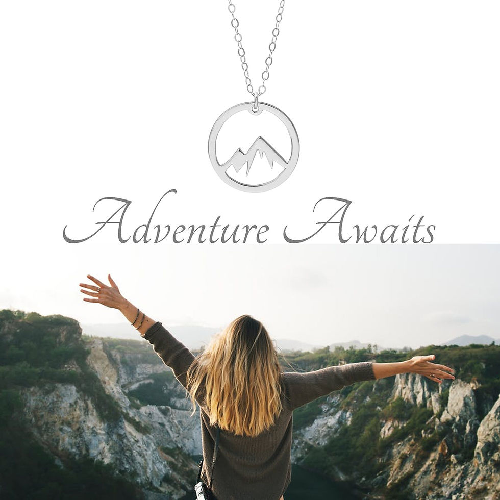Thumbnail: Silver Mountain Necklace