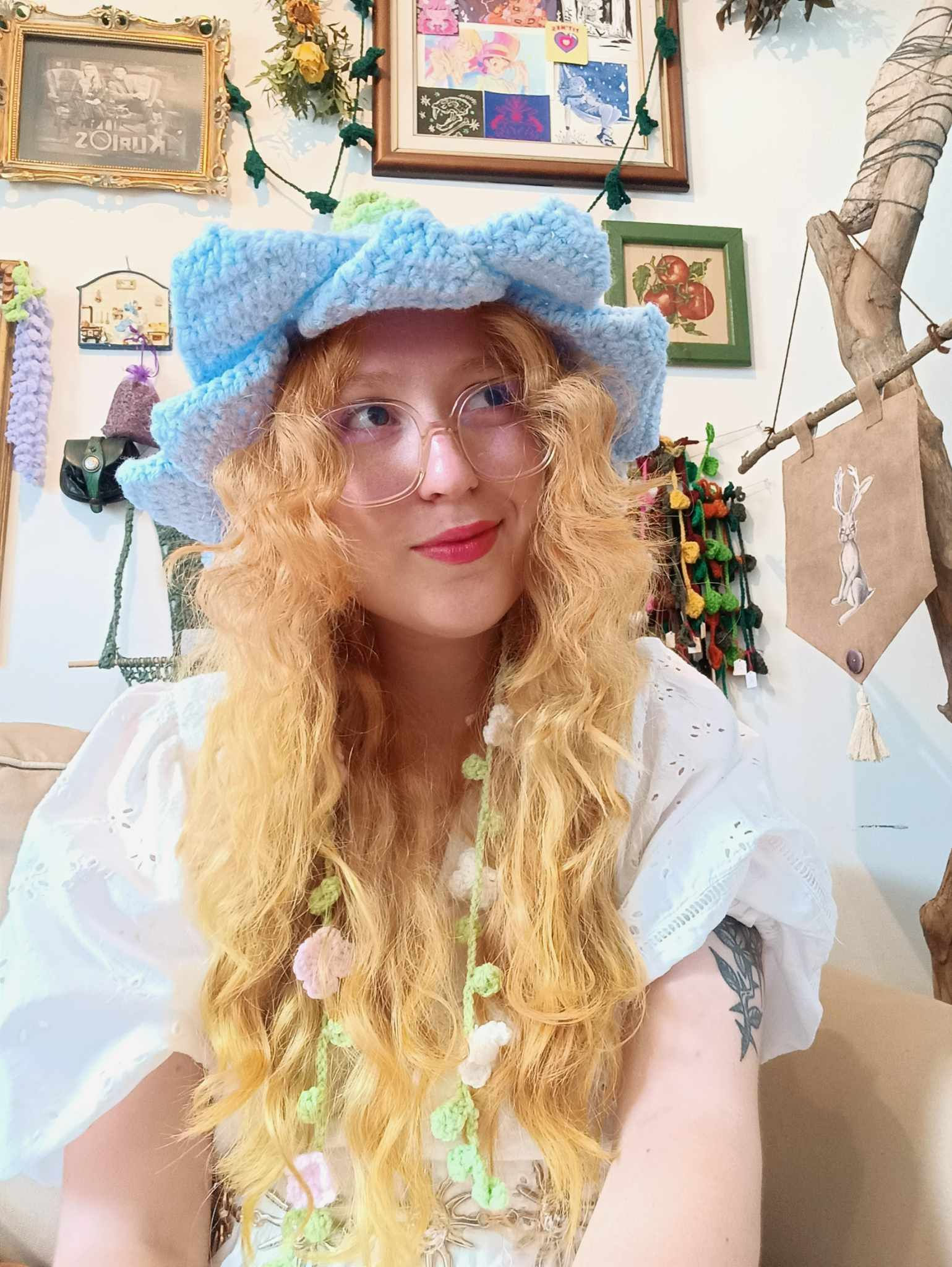 Chapeau fleur