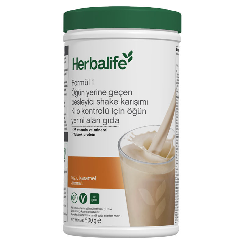 Formül 1 Besleyici Shake Karışımı Tuzlu Karamel