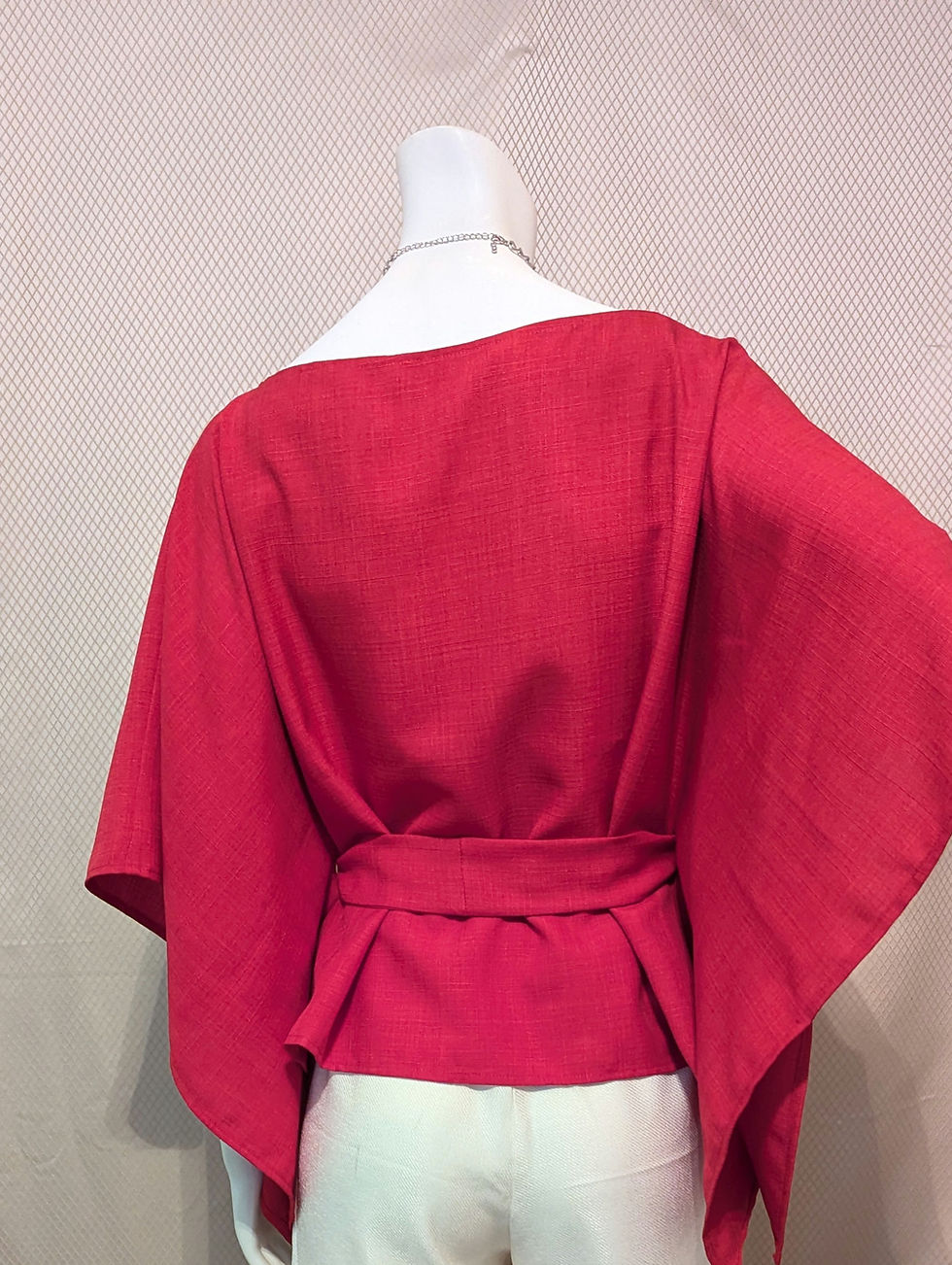 Thumbnail: Lively Red Textured Tunic Top
