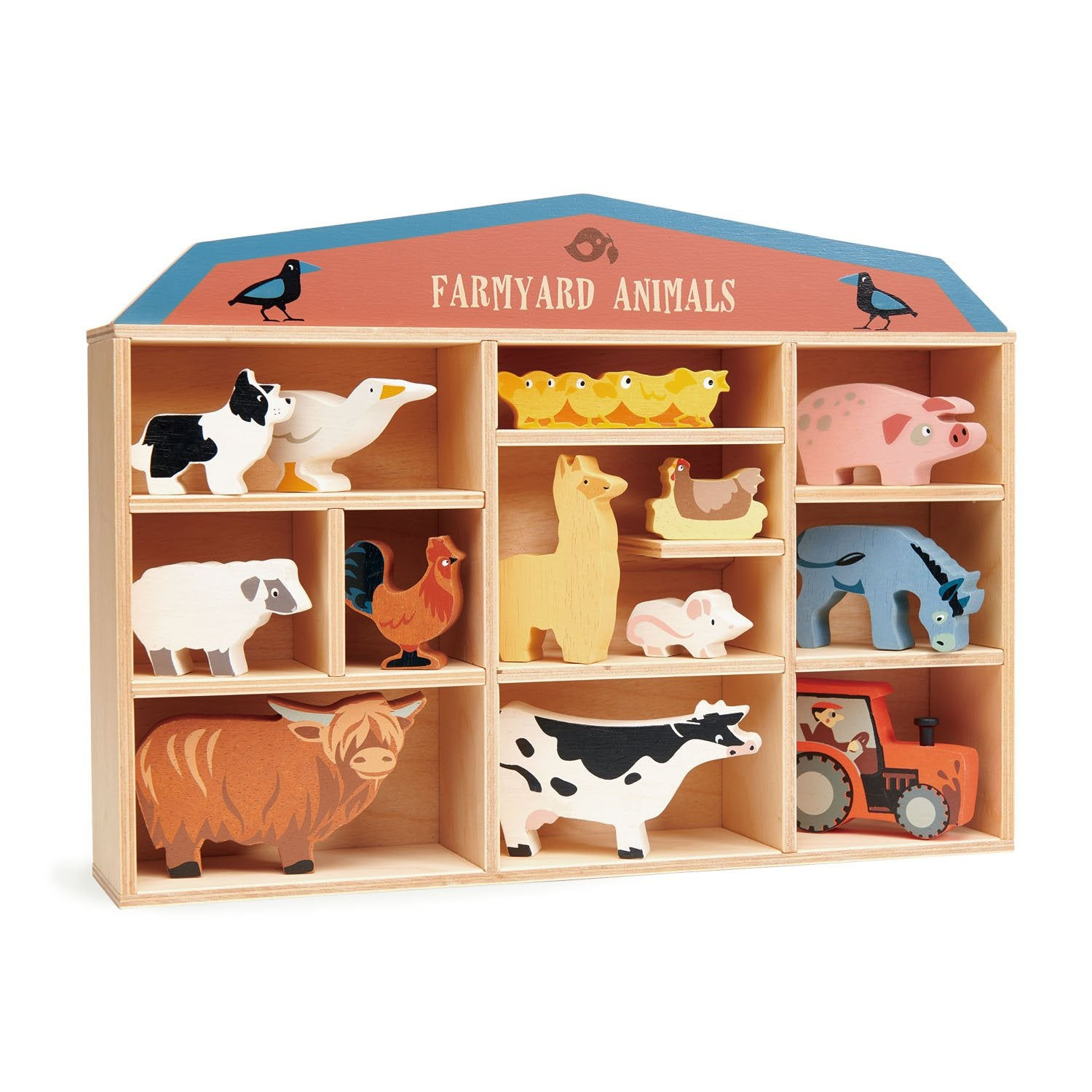 Stacking Farm Animals and Shelf