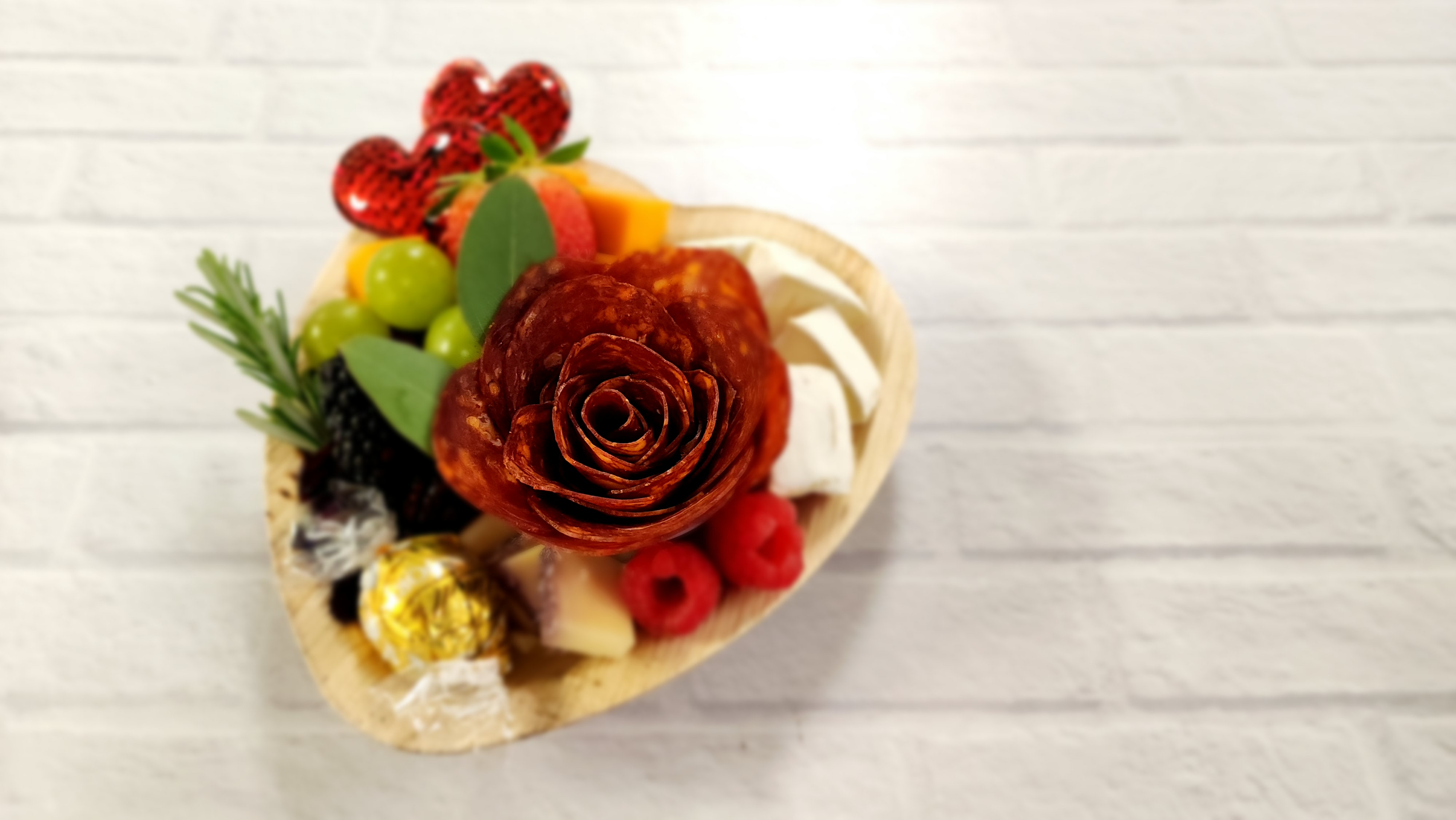 Arranged Food and Objects