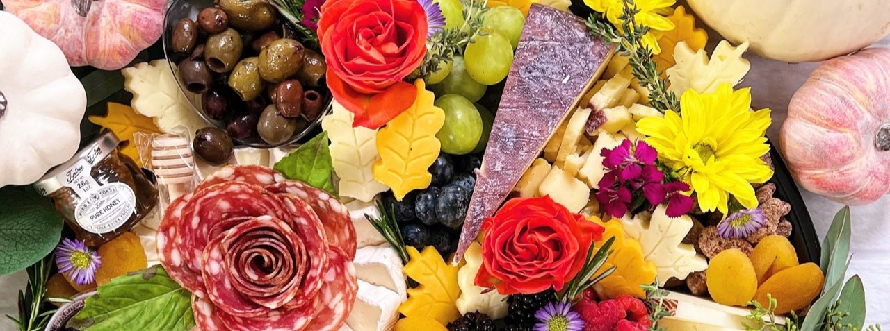 Arranged Food and Objects