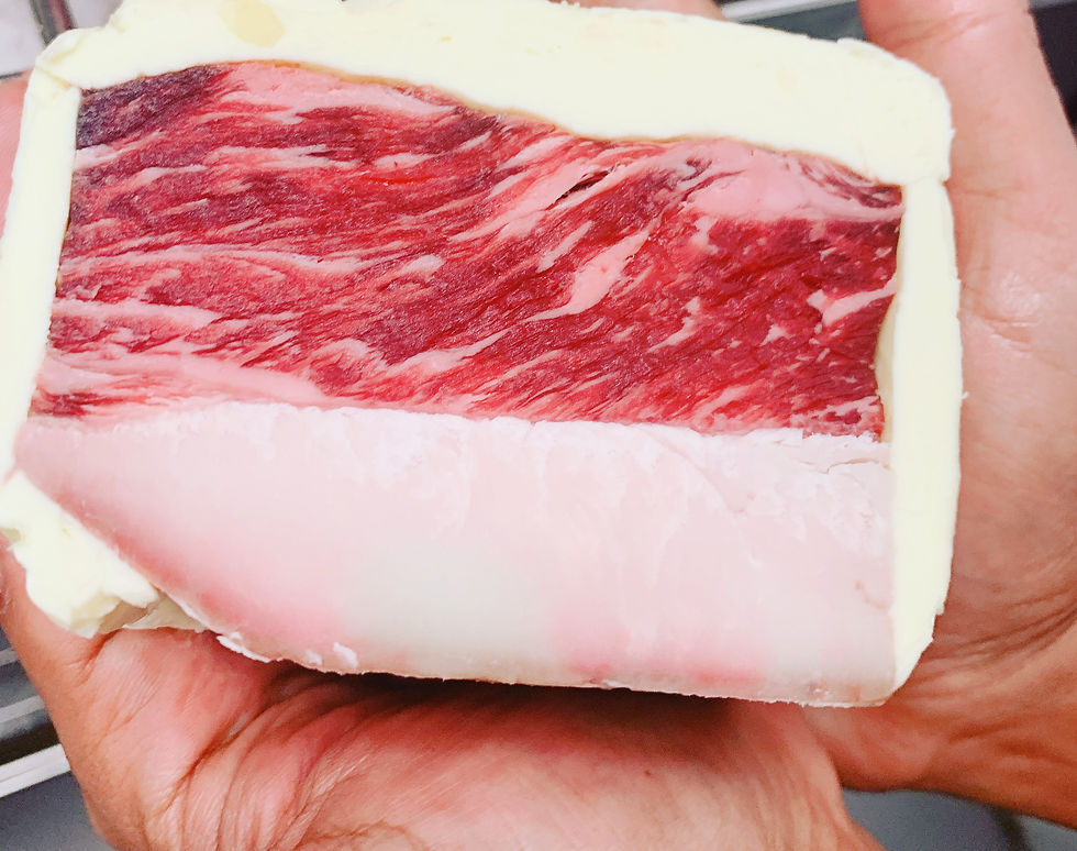 Butter aged steak