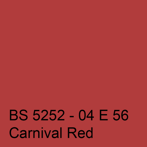 BS 5252 - 04E56 - Carnival Red | CCPaints
